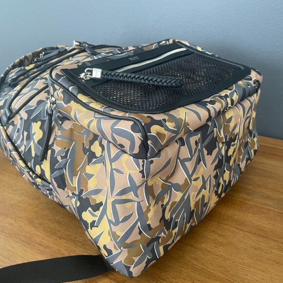 Tod's Italy Tech Zaine Easy Lacci Nylon Graphic Backpack, XDMMDDGT3L0JWJ987N - Picture 3 of 11